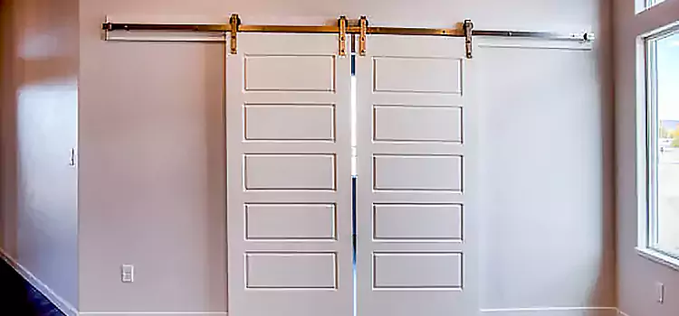 Glass Barn Door with Installation Hardware Kit Bedford